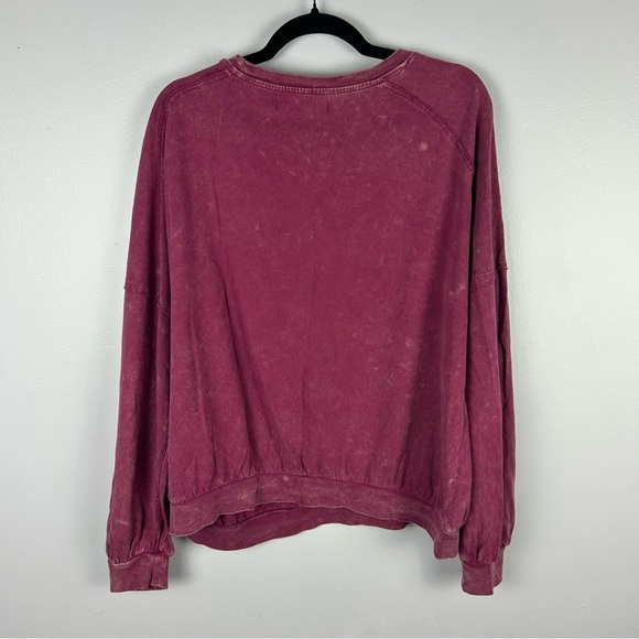 Free People We The Free 213 Pullover Tee Sweet Myrtle Size Small - Picture 9 of 11